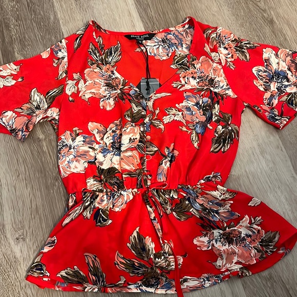 NWT Flowy Shirt - Picture 1 of 4